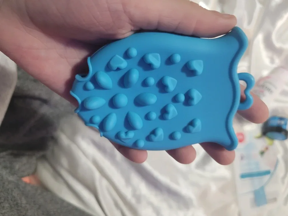 Blue Silicone Shampoo Scalp Massager image indicator(3)