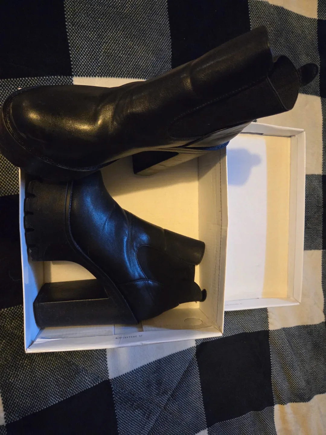 Black Heeled Ankle Boots