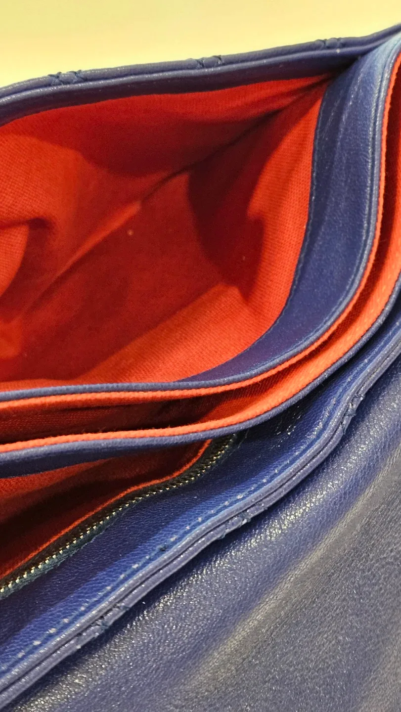 Marc by Marc Jacobs Blue Quilted Handbag image indicator(2)