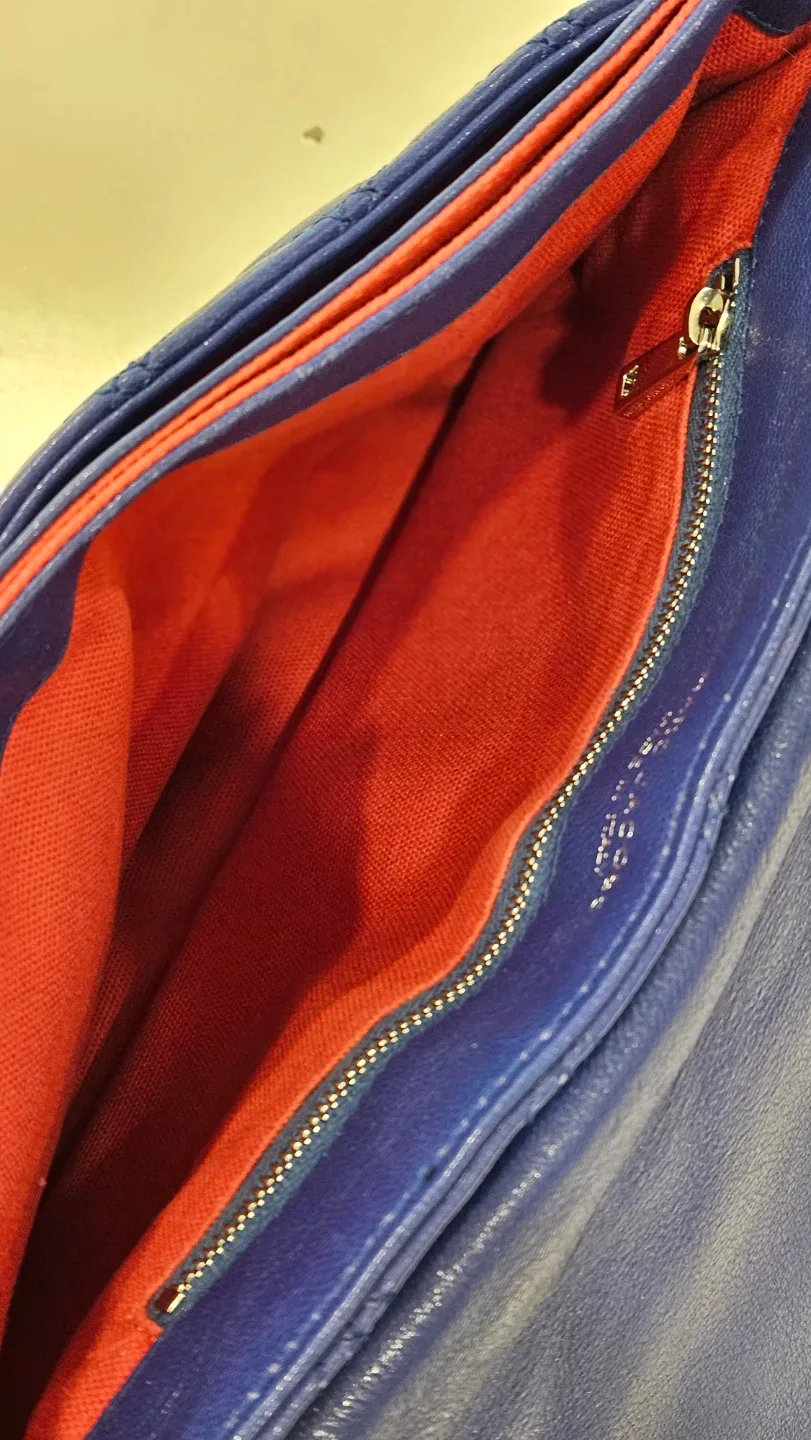 Marc by Marc Jacobs Blue Quilted Handbag image indicator(4)