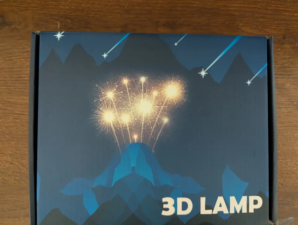 BNIB 3D Hockey Player Illusion Lamp