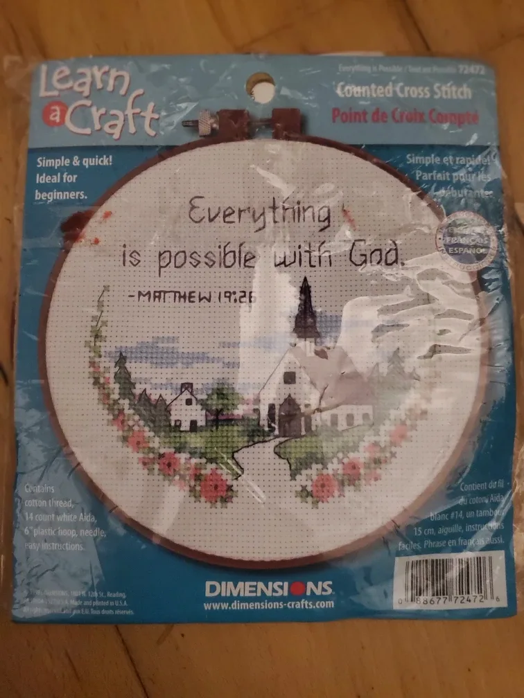Dimensions Learn a Craft Cross Stitch Kit