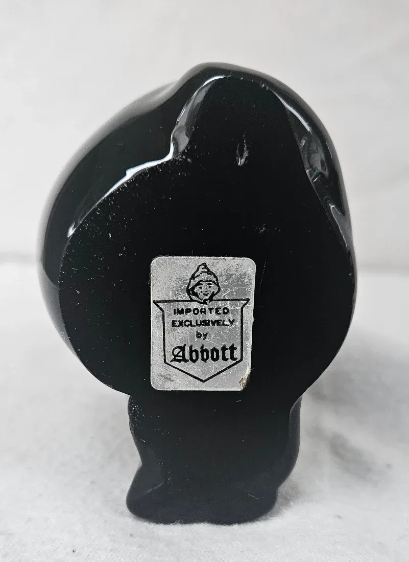 Abbott MCM Handcrafted Black Heavy Glass 6” Statue Mint image indicator(7)