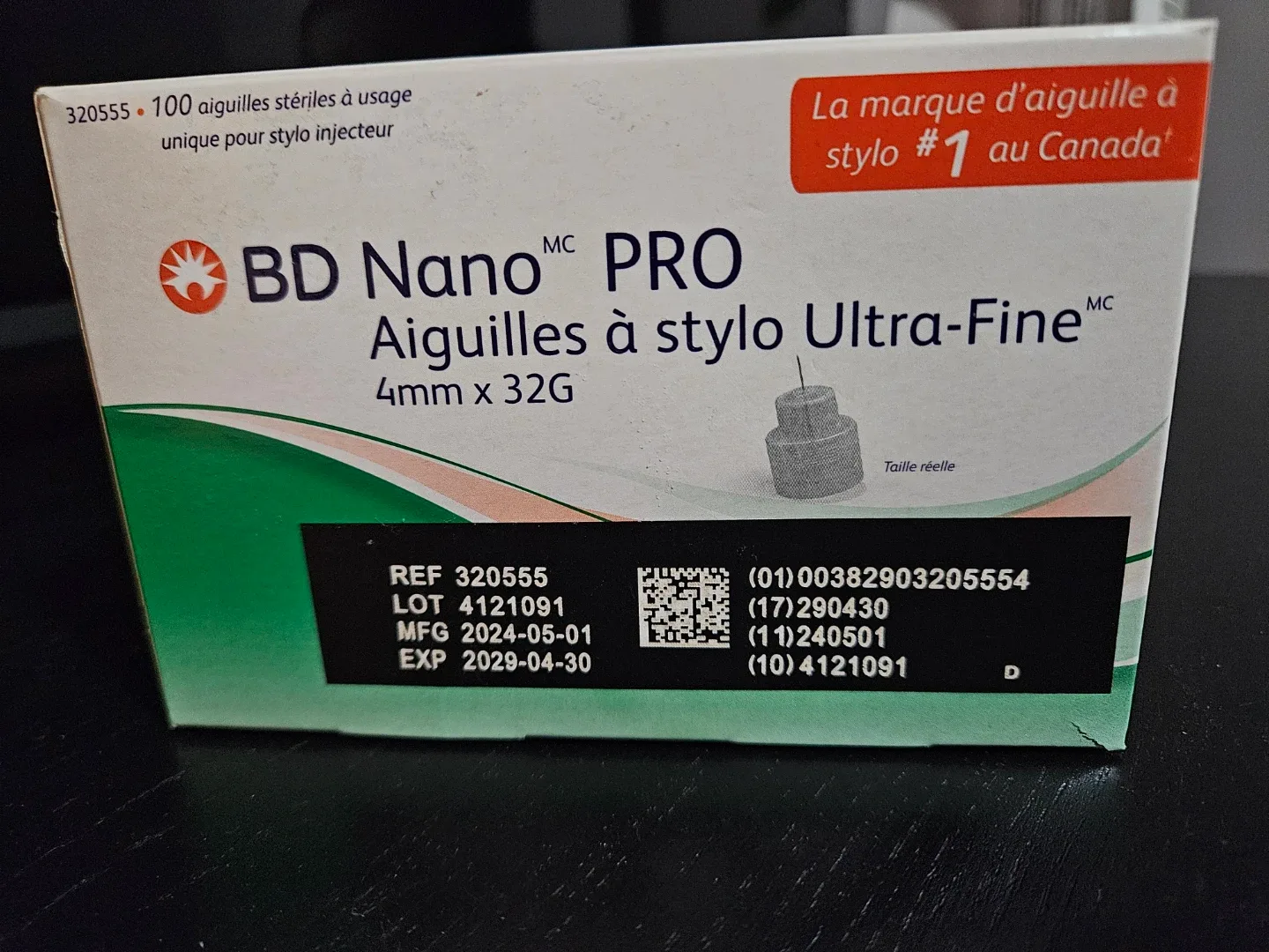 BD Nano PRO Ultra-Fine Pen Needles 4mm x 32G