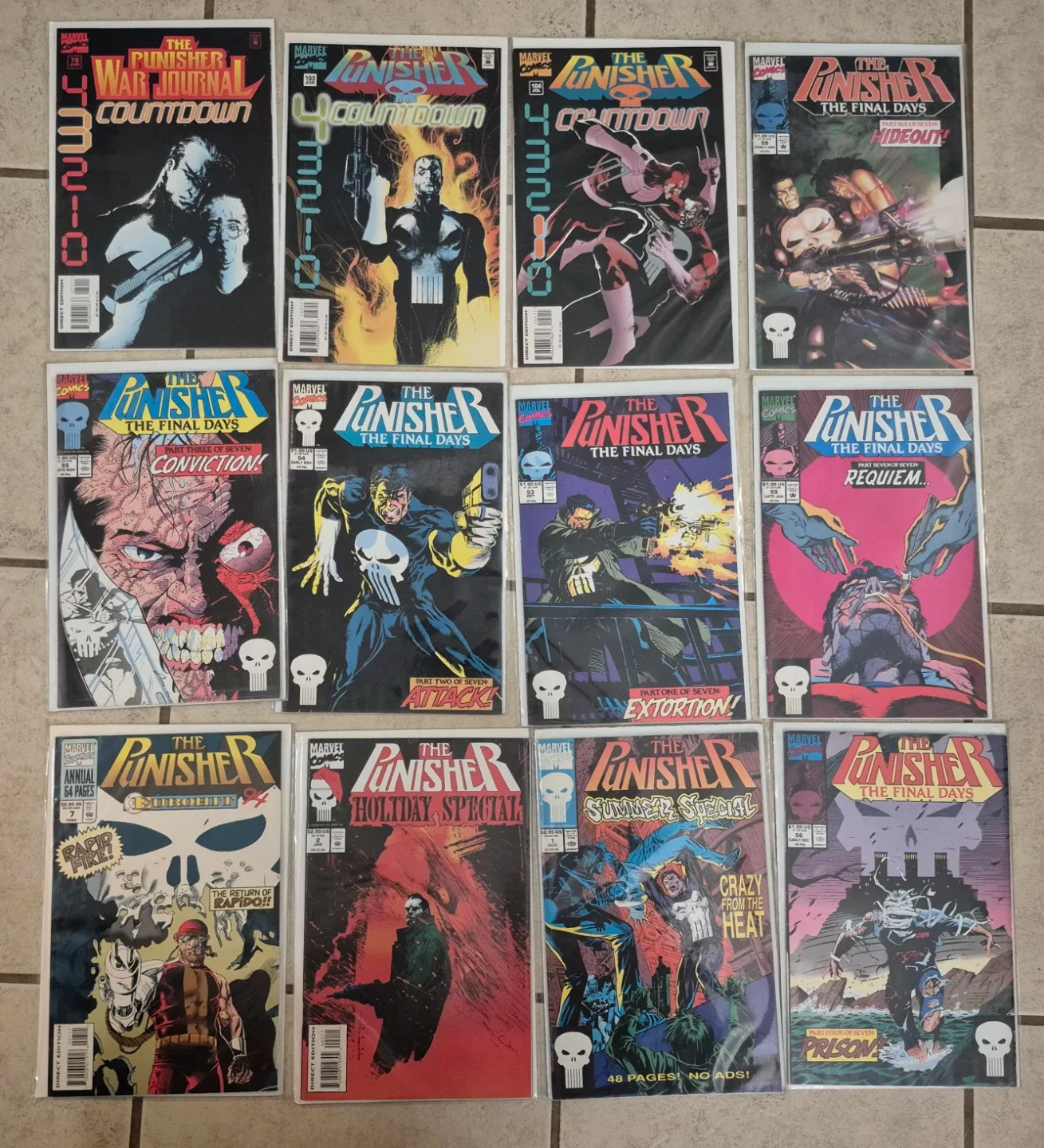 The Punisher Comic Book Lot - Marvel image indicator(4)