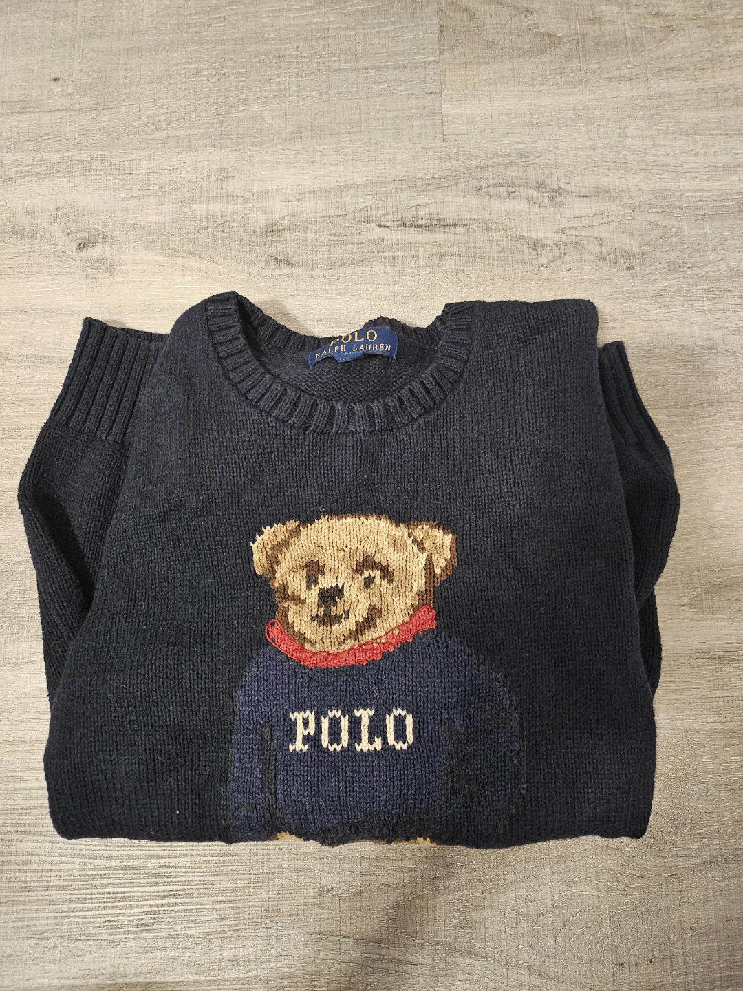 Polo Ralph Lauren Bear Sweater, Size L