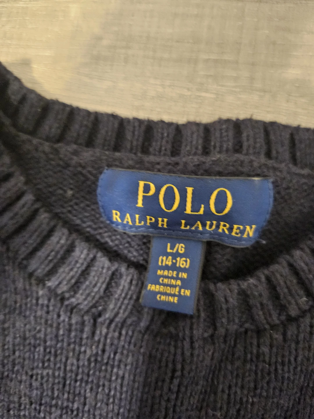Polo Ralph Lauren Bear Sweater, Size L - photo 5