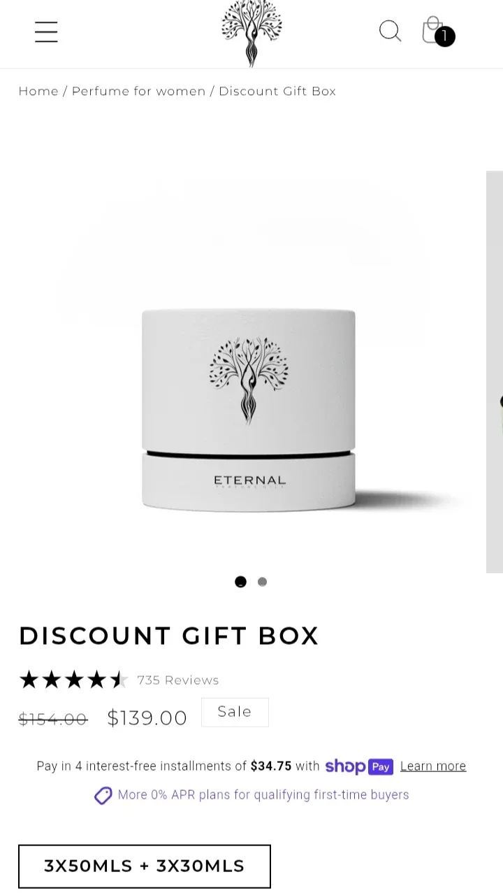 Eternal Perfume Oils Set image indicator(6)