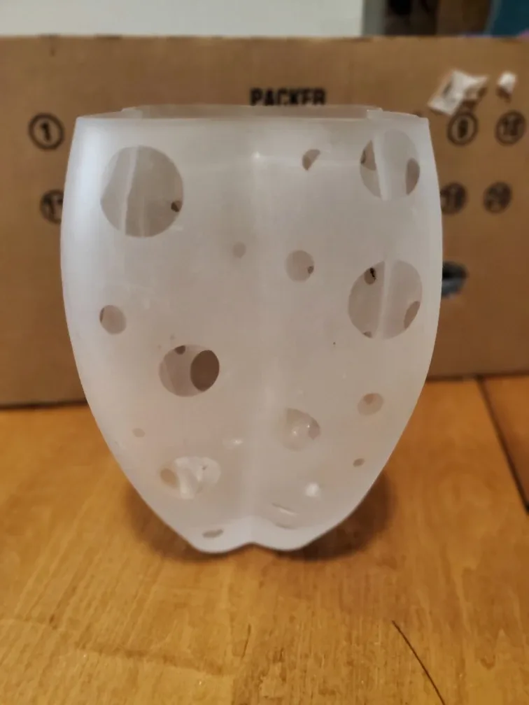 Decorative Frosted Glass Bowl