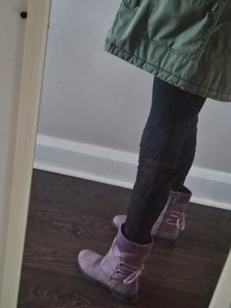 Lavender Boots - Size 8