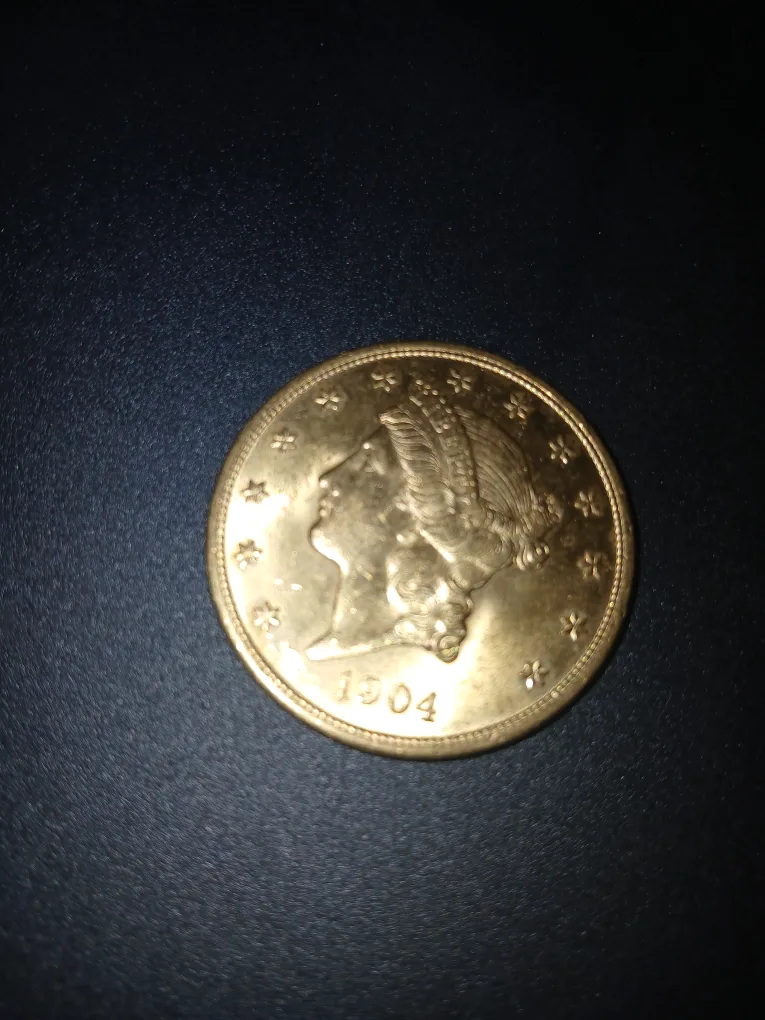 1904 Gold Liberty Head Coin 1onz real gold 22kk image indicator(2)