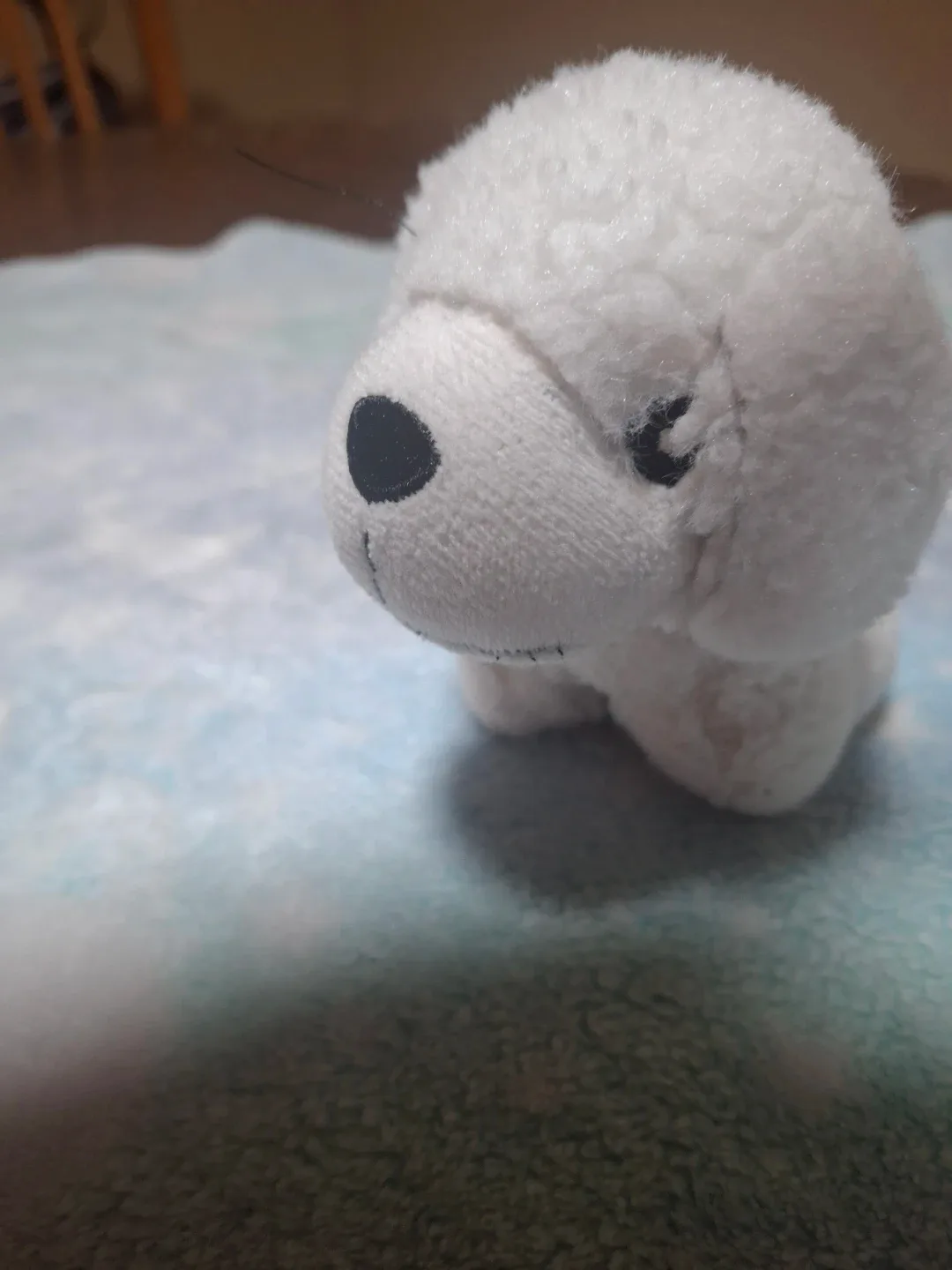 White Plush Dog Toy thumbnail