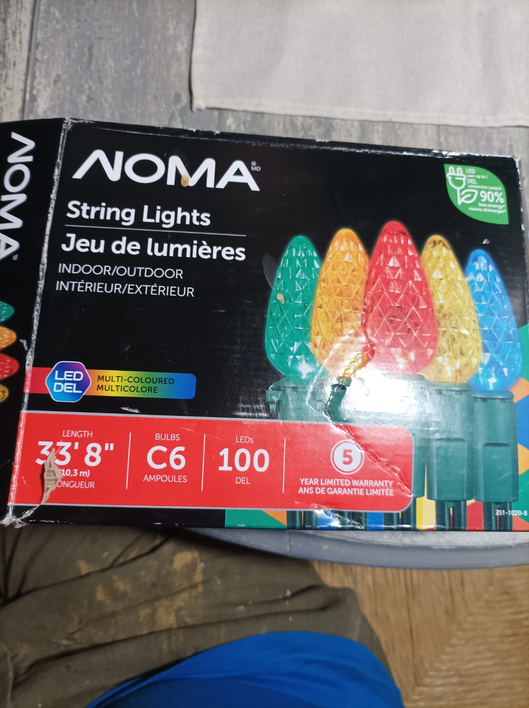 NOMA String Lights - 33'8" - Multi-Coloured - photo 3