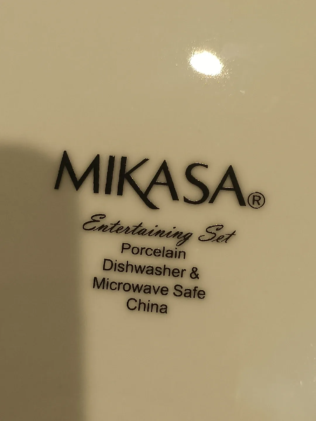 Mikasa Entertaining Set Porcelain Plate image indicator(2)