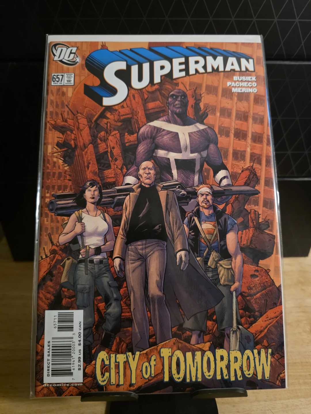 Superman #657 Comic Book - City of Tomorrow