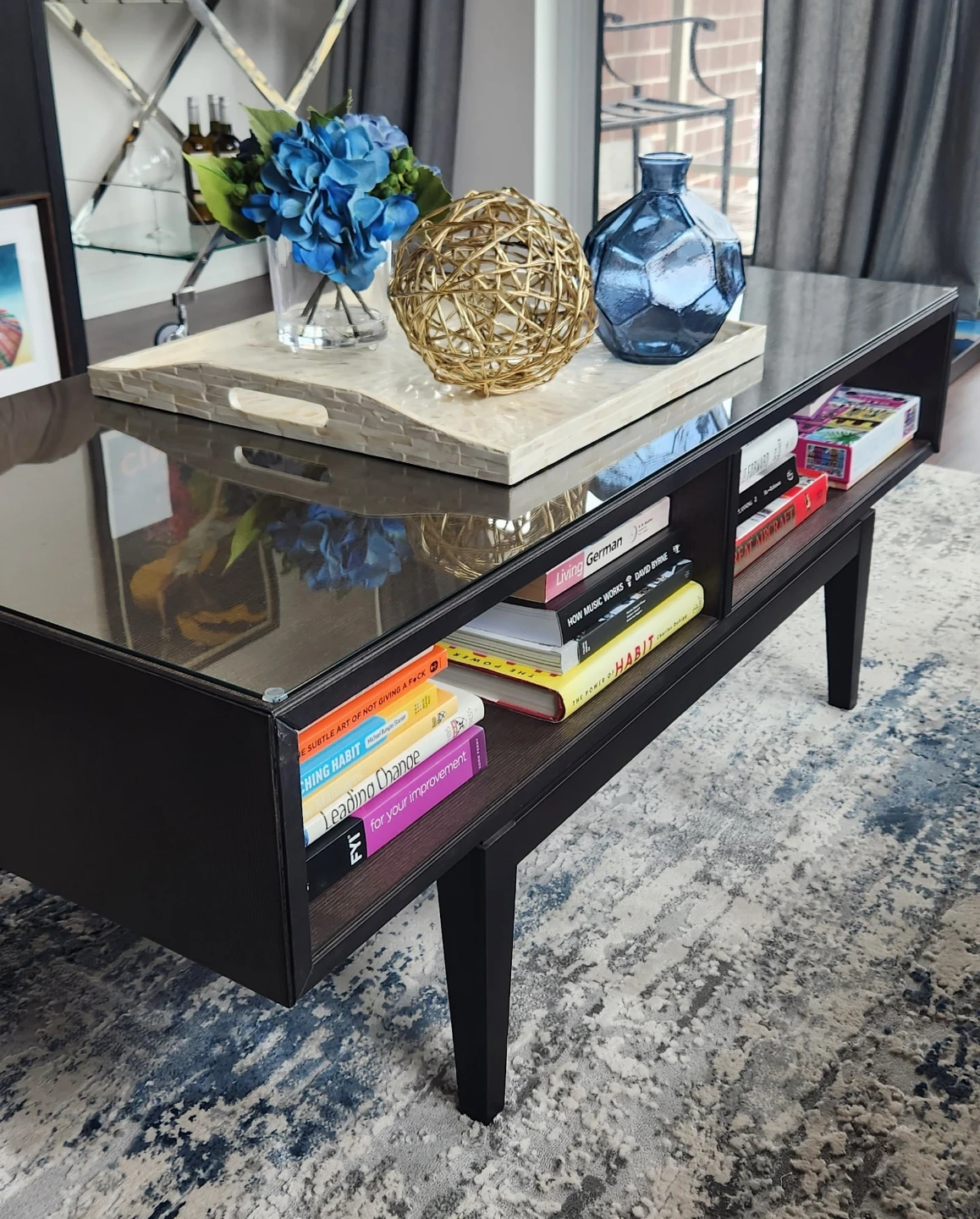 Glass Top Coffee Table
