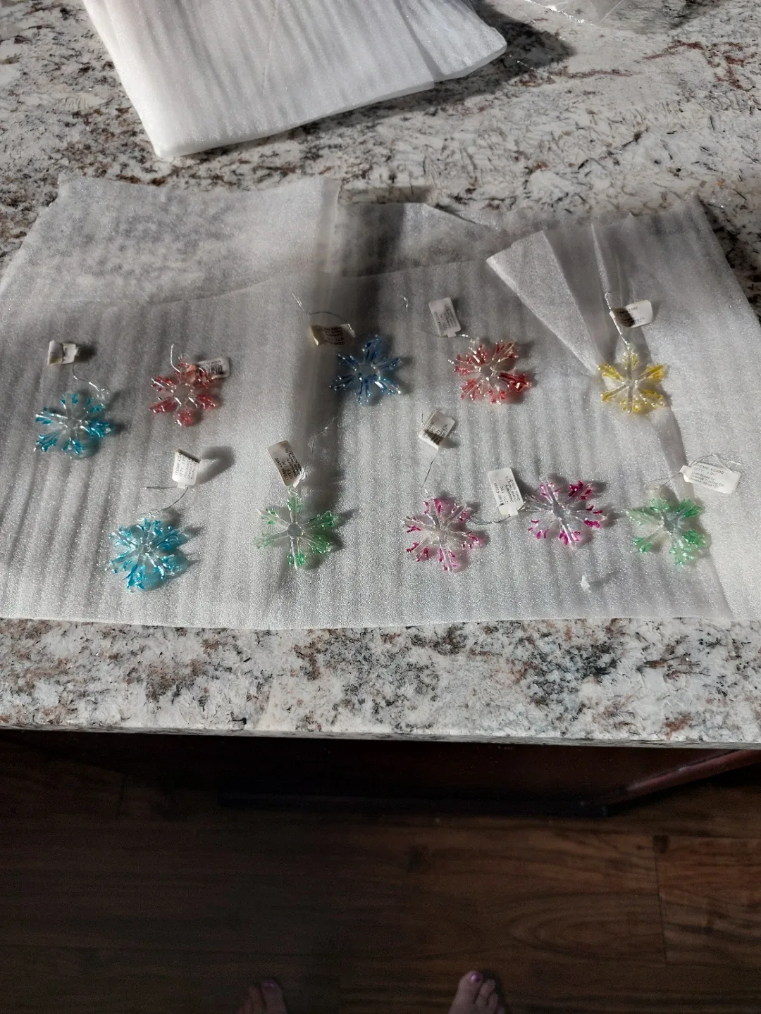 Snowflake Ornaments - Set of 10 thumbnail