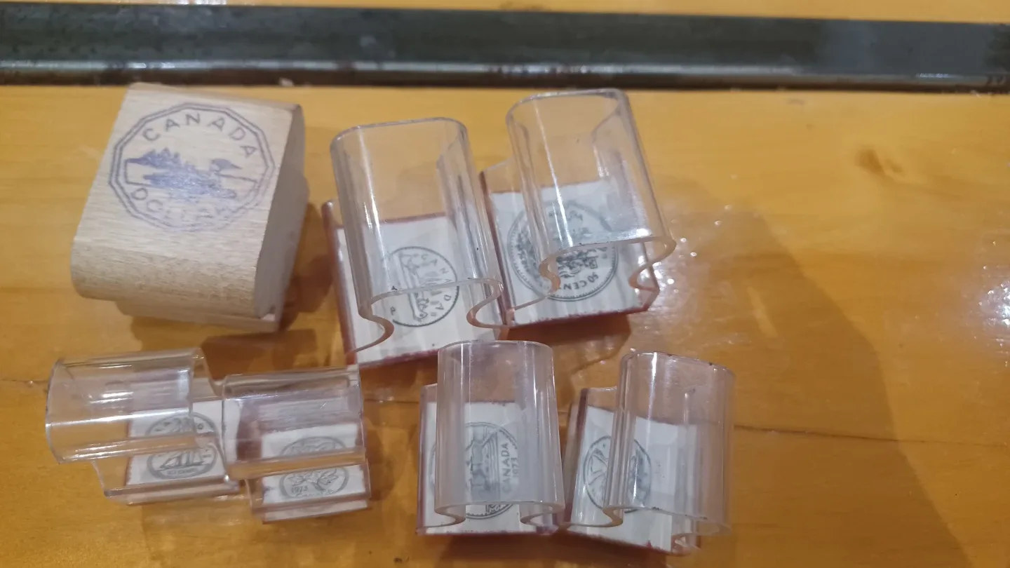 Canadian Coin Rubber Stamps Set image indicator(2)