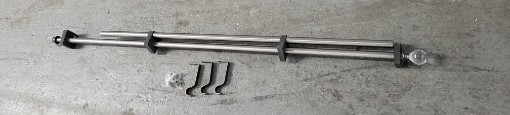 Karen Rhodes Collection Curtain Rod 86-120in image indicator(2)