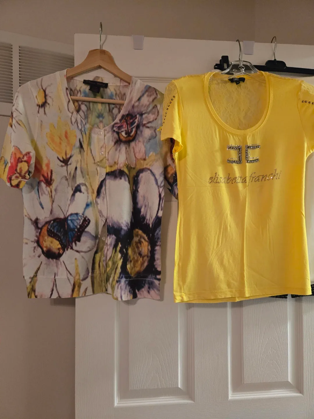 Elisabetta Franchi Yellow T-shirt