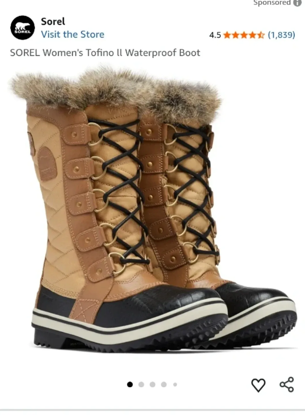 Sorel Women's Tofino II -  winter waterproof Boots image indicator(8)