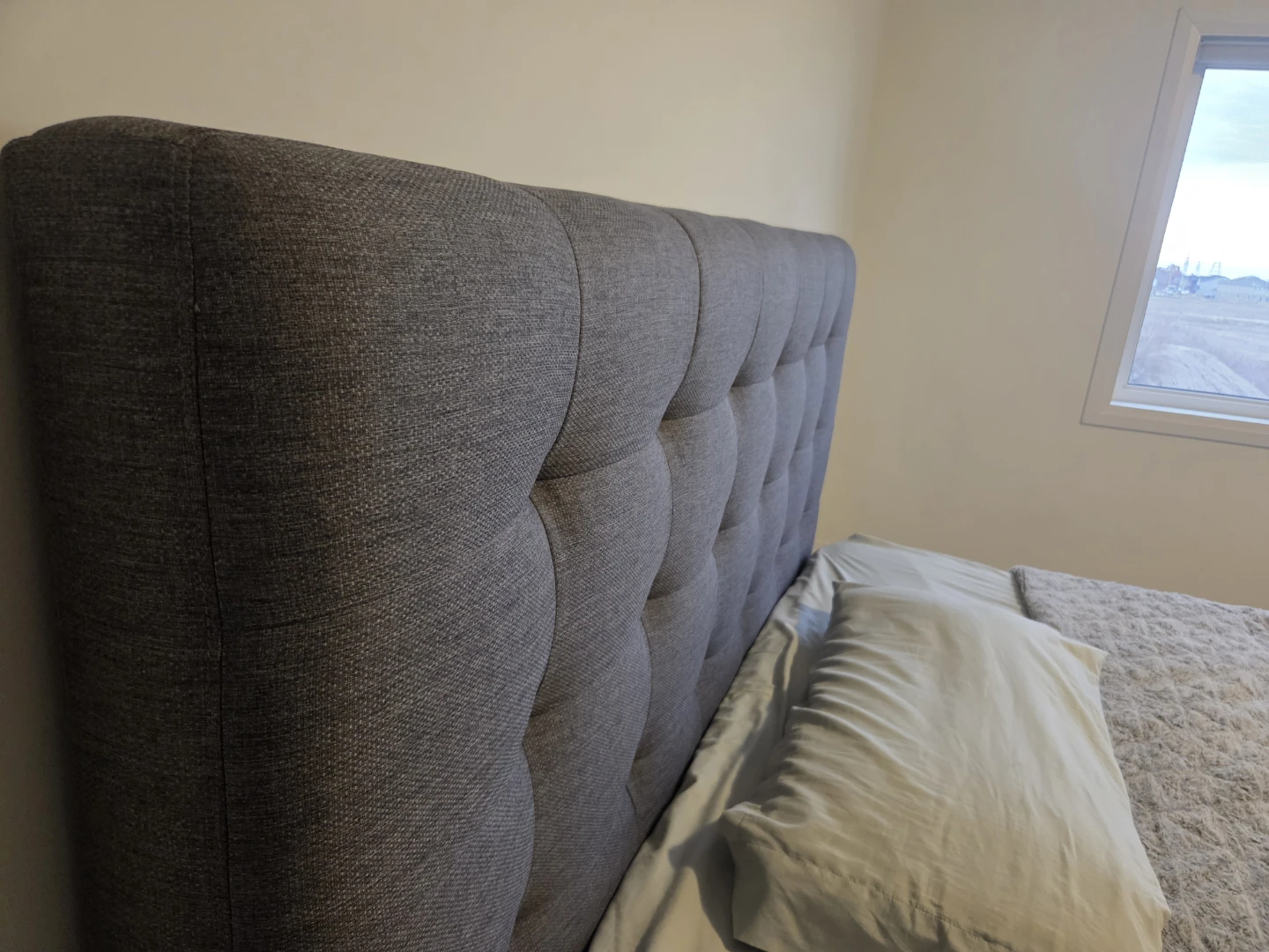 Grey King size Bed Frame - photo 2