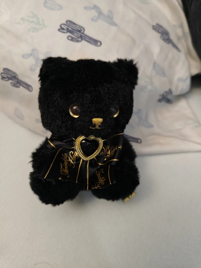 Twinkle Funny Black Bear Mini Plush - photo 2