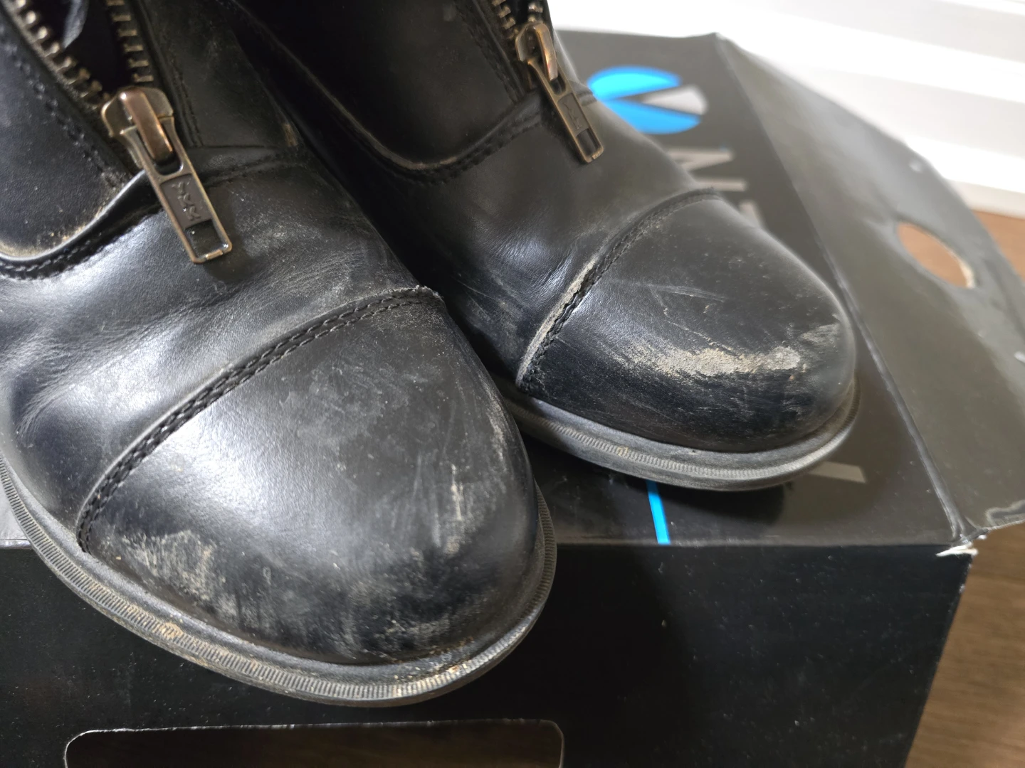 Auken Classic Zip Paddock Riding Boots - Size 4C - photo 2