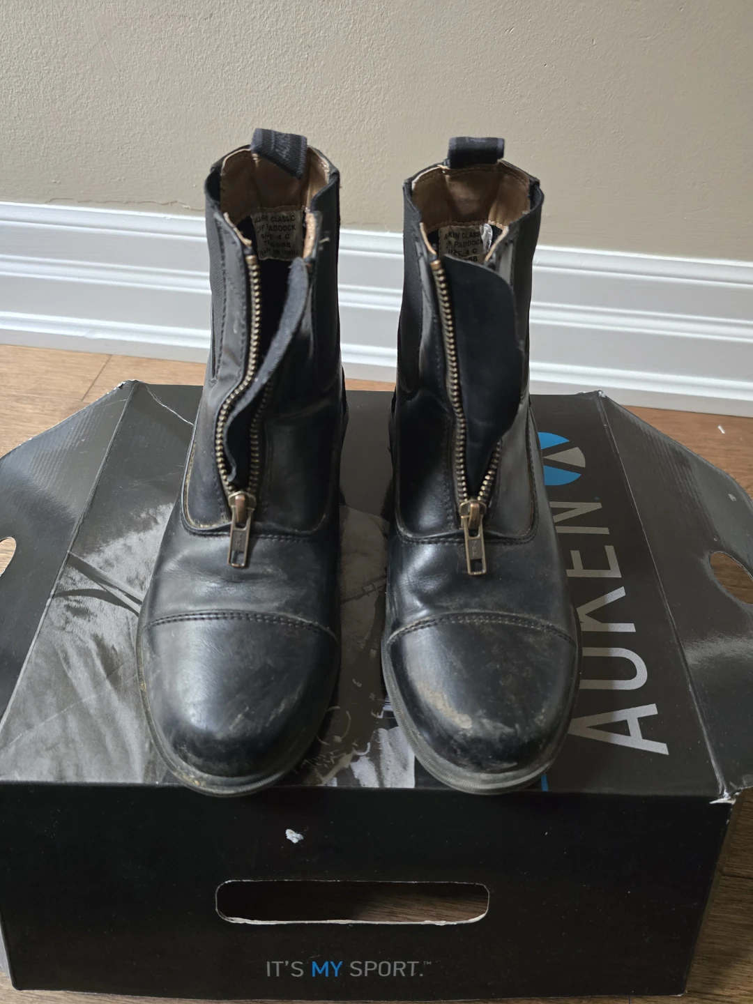 Auken Classic Zip Paddock Riding Boots - Size 4C
