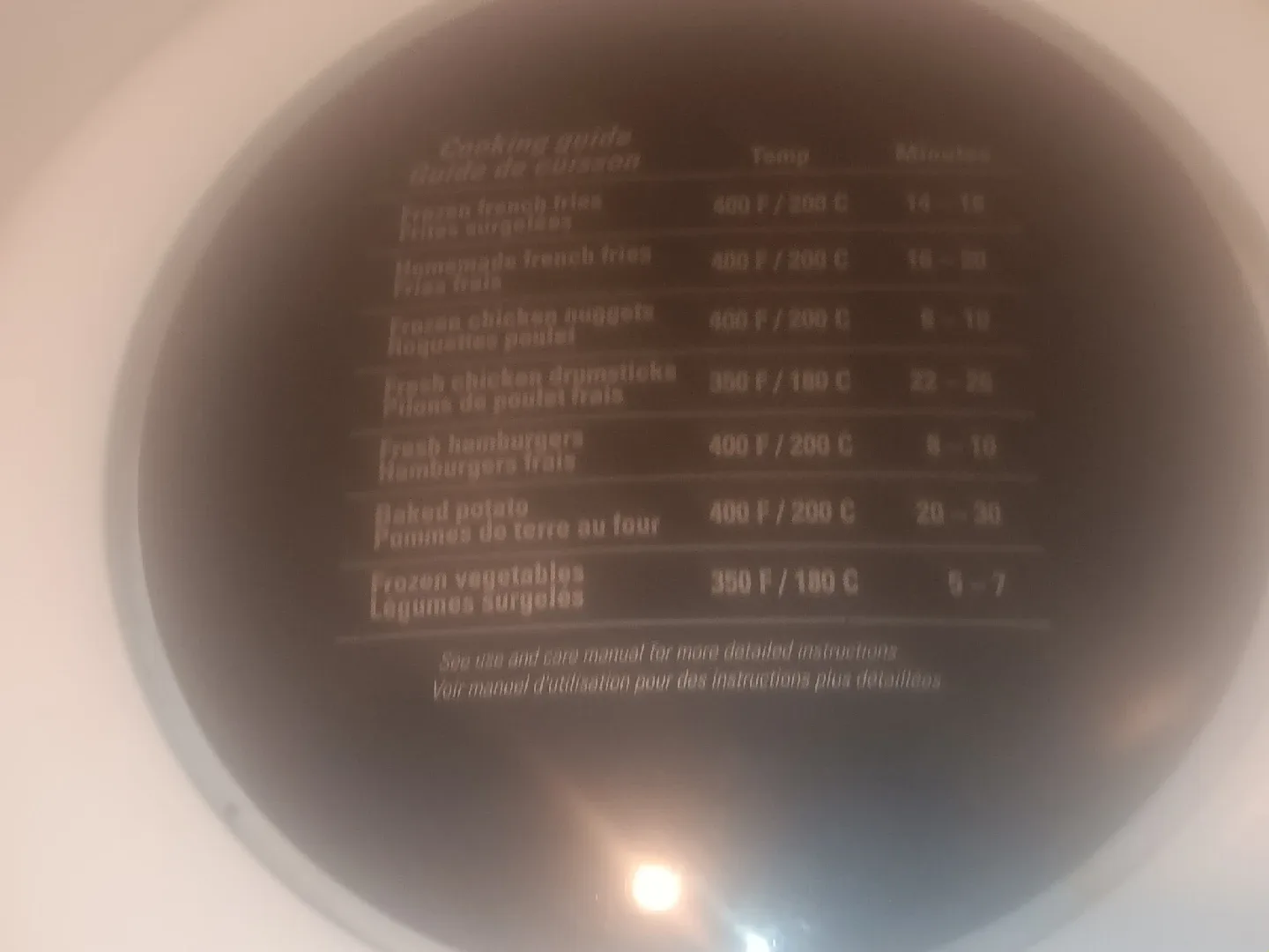 Black+Decker Air Fryer image indicator(4)