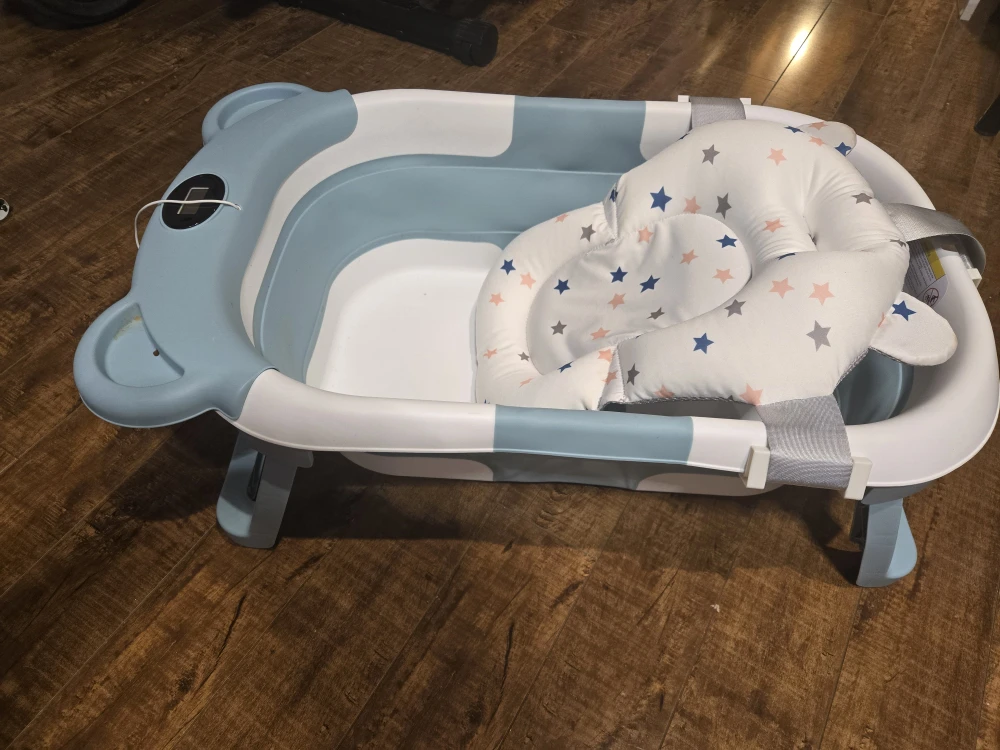 Baby Bathtub with Support Pillow