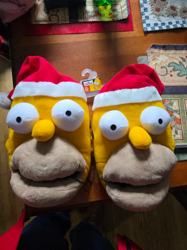 The Simpsons Homer Holiday Slippers