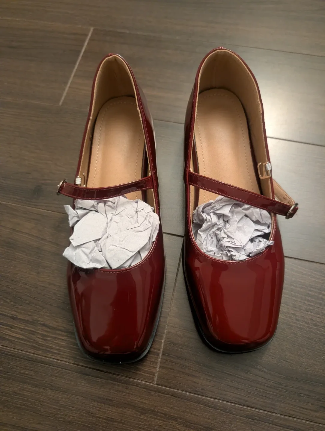 Crimson Mary Jane Shoes - Size 5 (New)