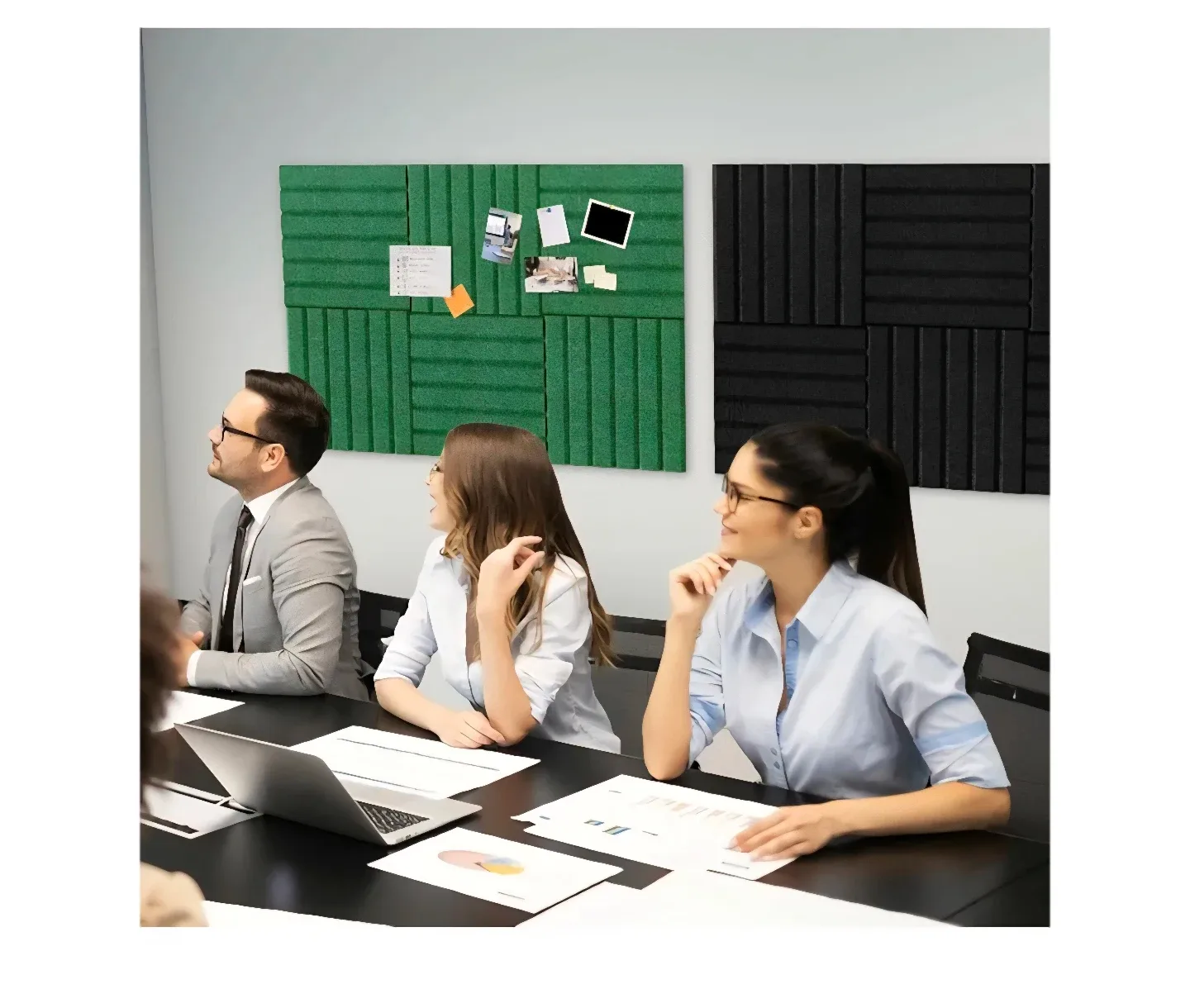 Acoustic Bulletin Board Panels - 12 pcs image indicator(2)