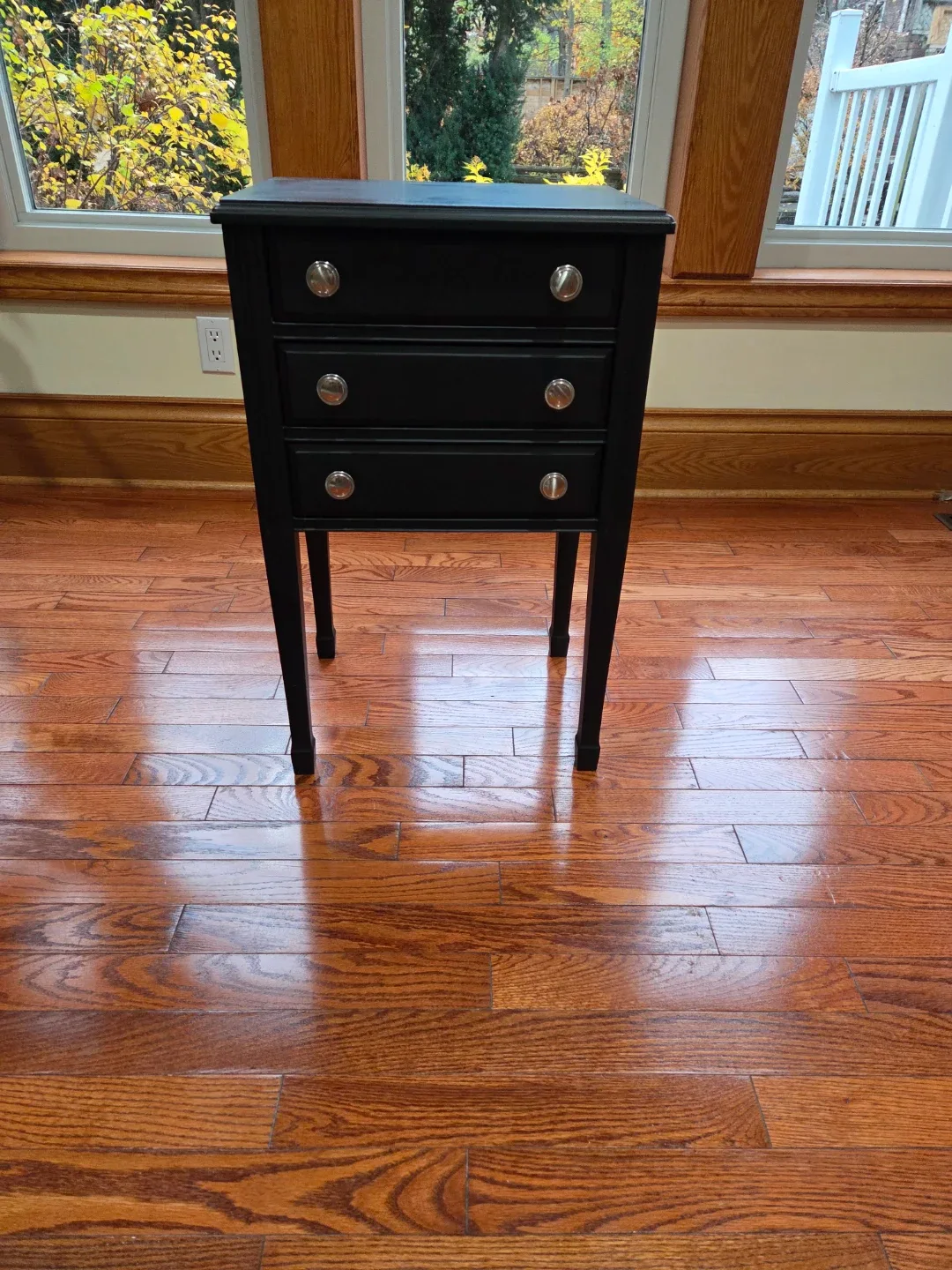 Black 3-Drawer sewing cabinet