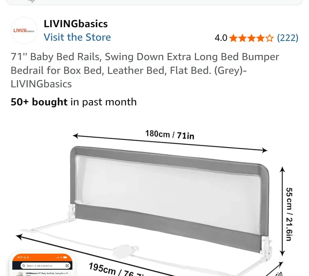 Living basic bed rail