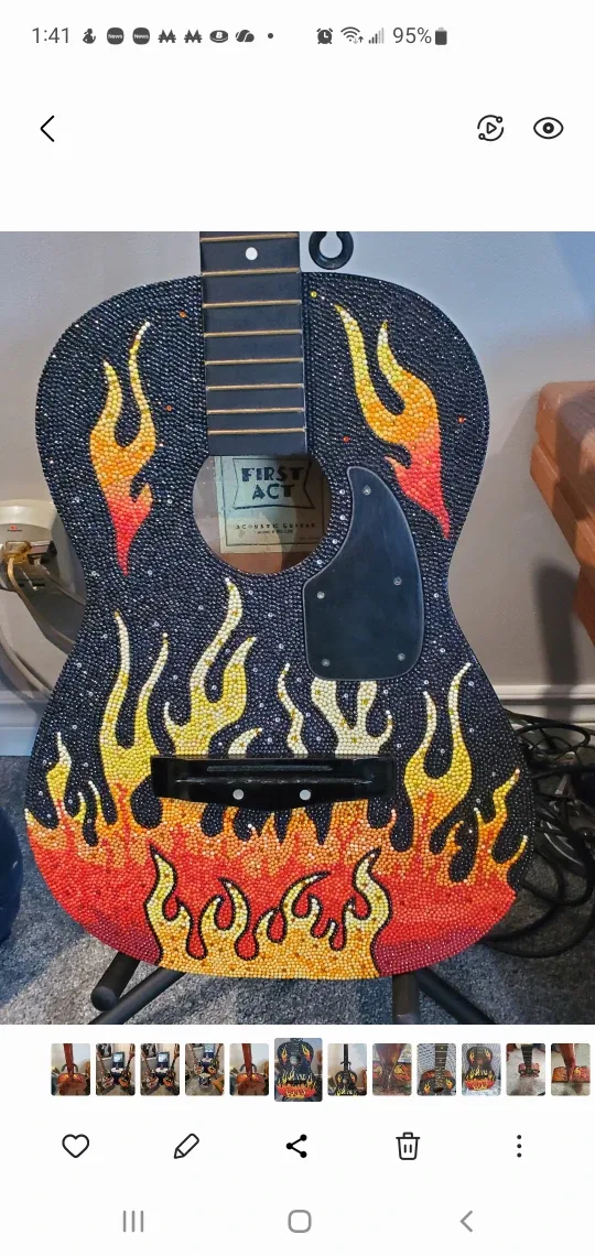 Custom Designed Acoustic Guitar image indicator(2)