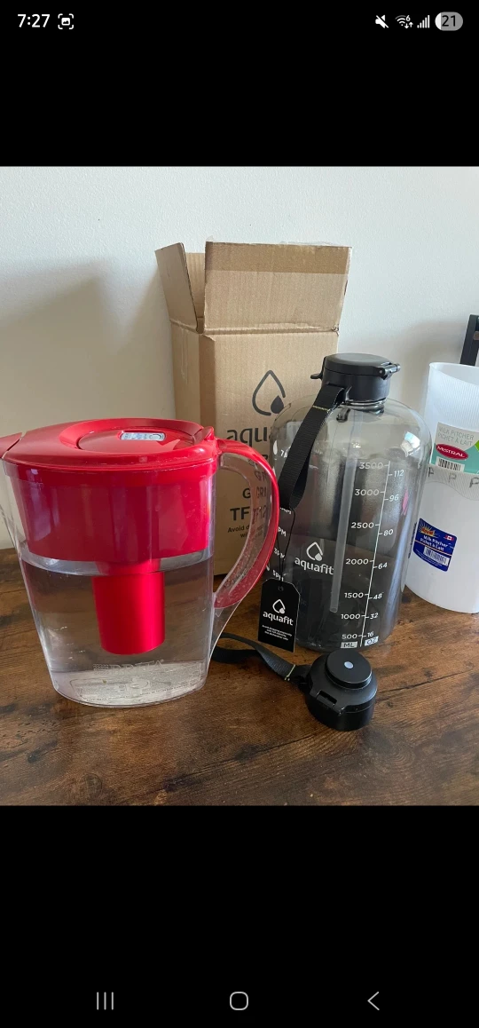 Aquafit Water Bottle and Brita Water Filter and milk pitcher - photo 2