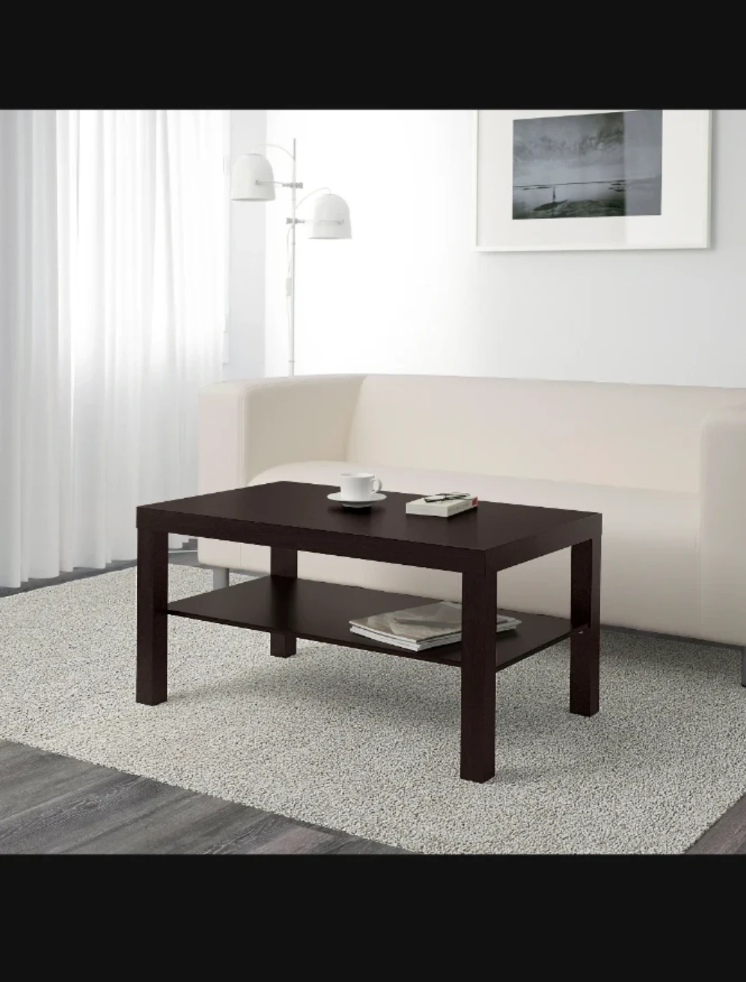 IKEA Lack Coffee Table - Black/Brown - photo 2