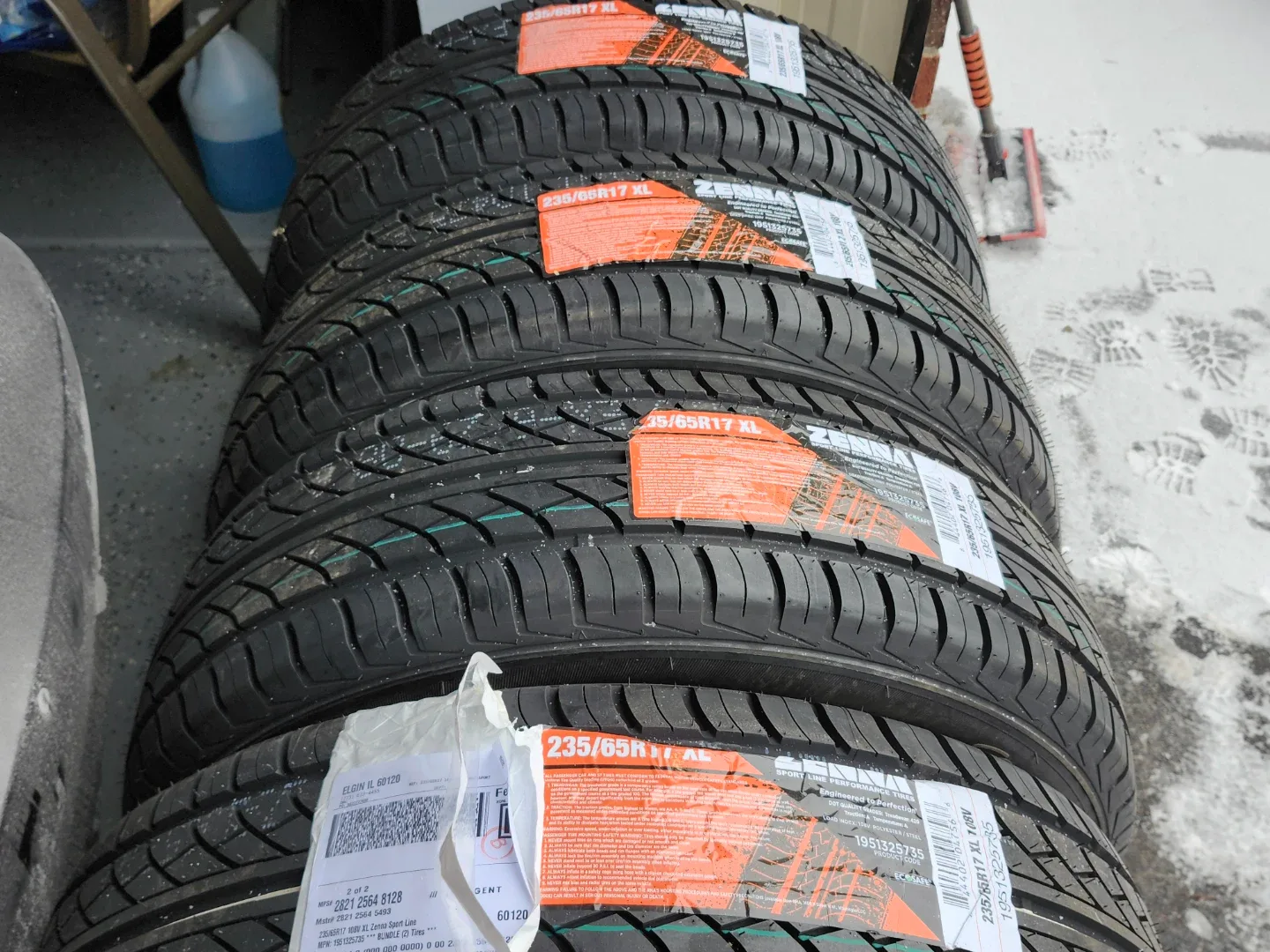 Set of 4 Zeetex ZT6000 Tires 235/65R17 XL - NEW image indicator(8)