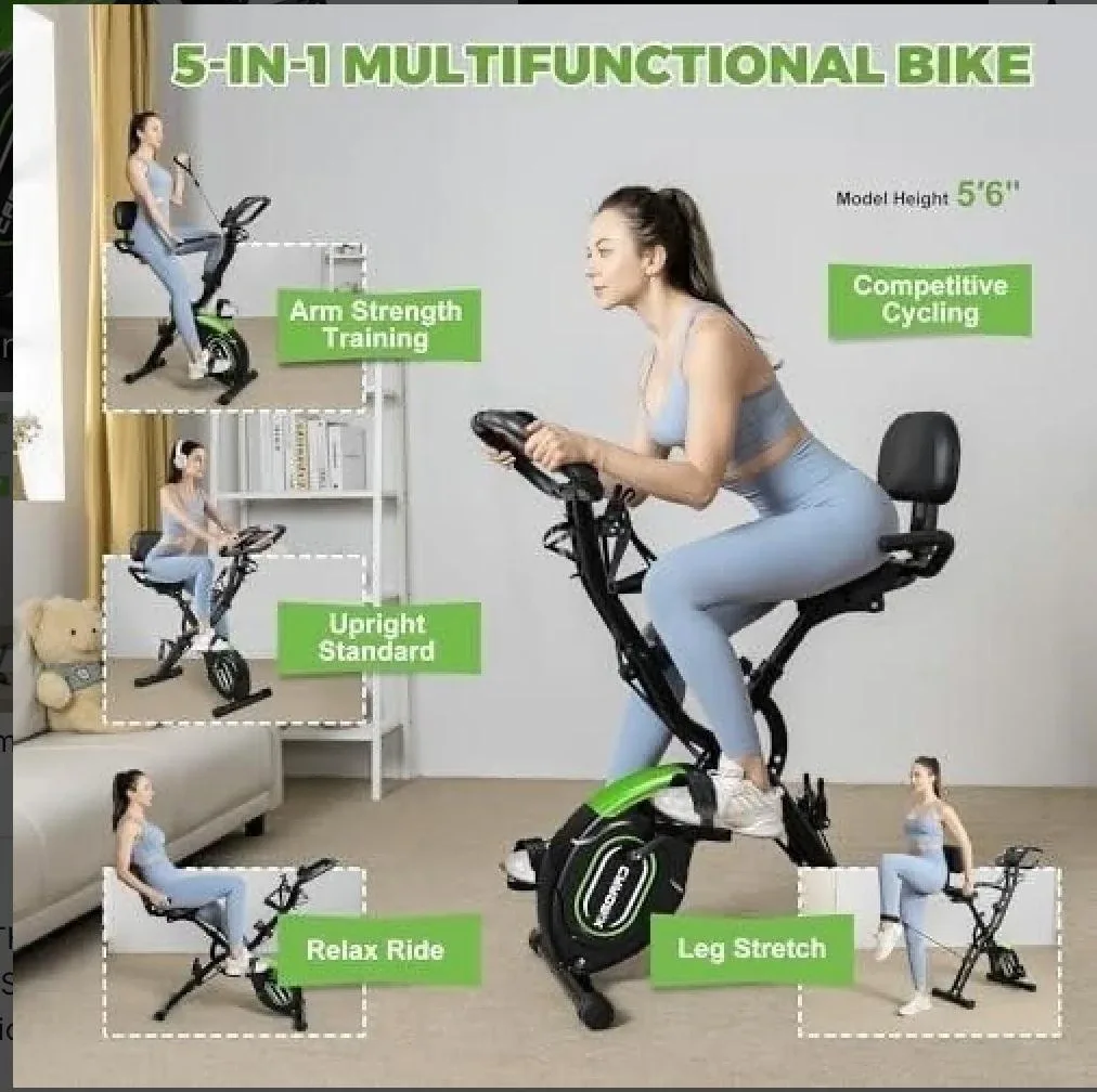 Caromix 5-in-1 Multifunctional Exercise Bike - Like New! image indicator(5)