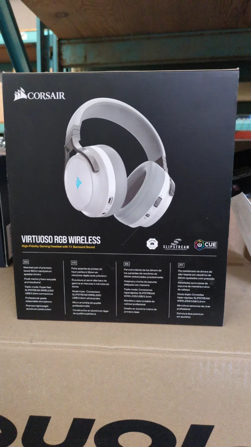 Corsair Virtuoso RGB Wireless Gaming Headset - White image indicator(2)