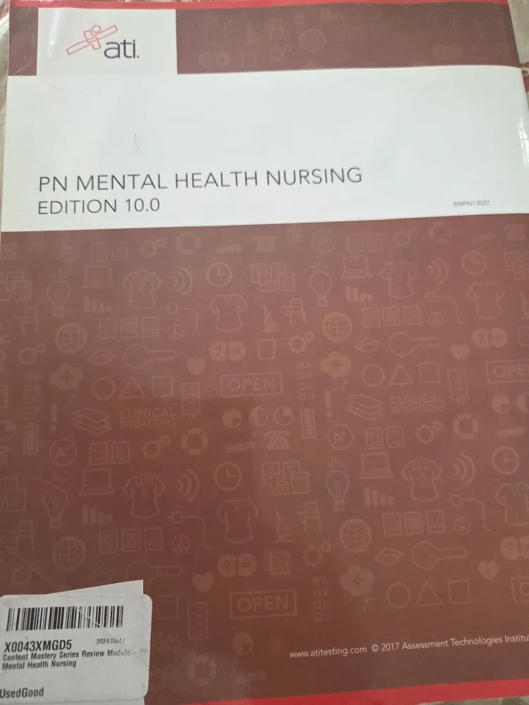 ATI Content Mastery Series PN Mental Health Nursing image indicator(2)