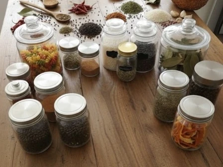 14 Glass Storage Jars - photo 2