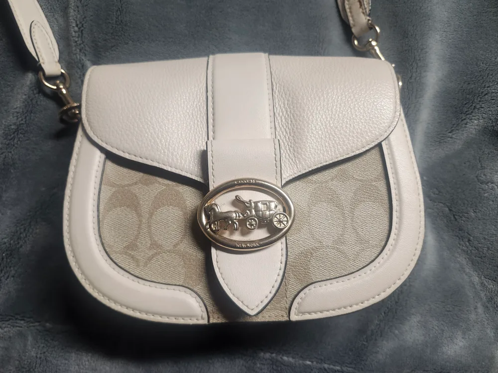 Coach Signature Dempsey Saddle Bag