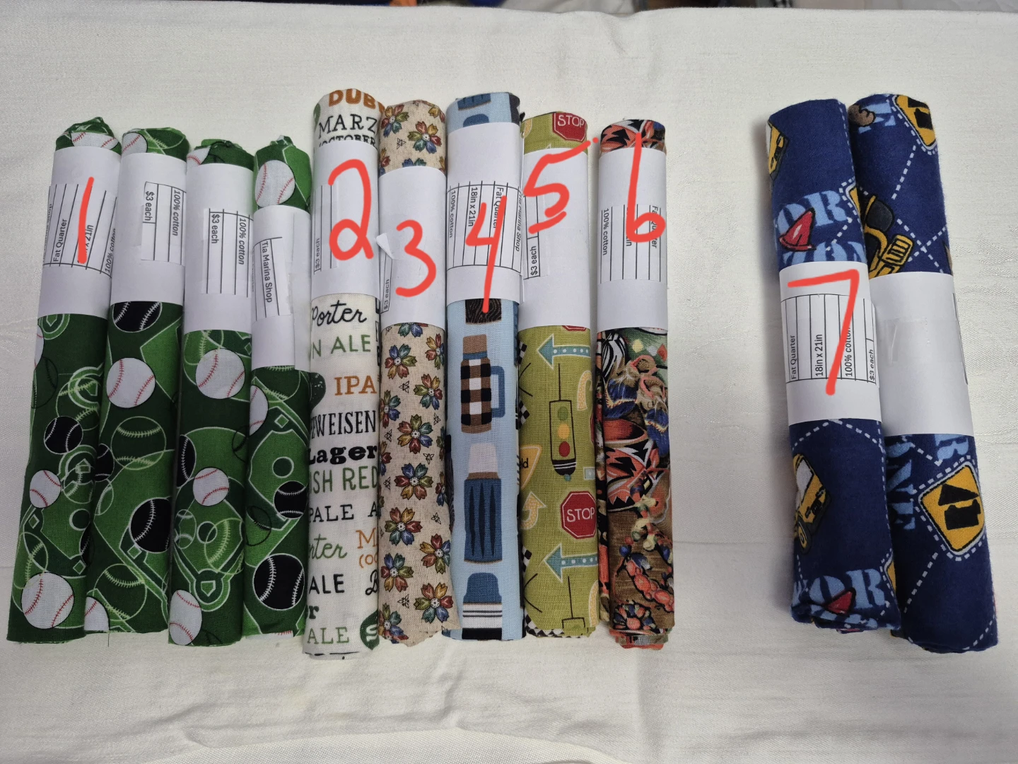 Fat Quarter Fabric, brand new fabric, price per each - photo 5