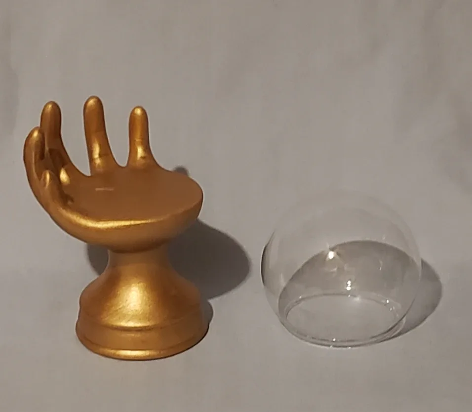 Box of 12 Gold Hand Display Stand with Clear Dome image indicator(3)
