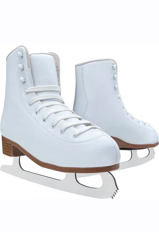 White Figure Skates Size 5.5