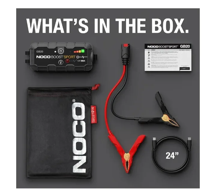 New "NOCO Boost X GB20 Jump Starter image indicator(2)