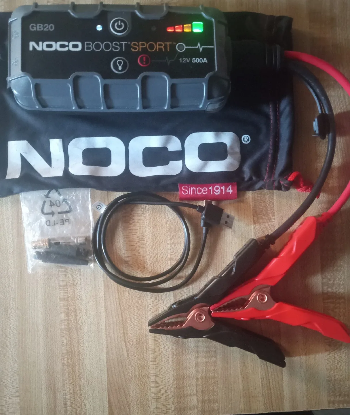 New "NOCO Boost X GB20 Jump Starter image indicator(5)
